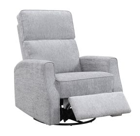 Wallace & Bay Tavor Gray Swivel Gliding Recliner
